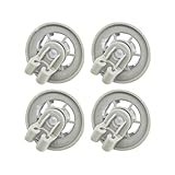 4 Stück Unterkorbräder for Geschirrspüler von Bosch und Ne-ff – Kompatible Korbreifen und Ersatzteile for Geschirrspüler