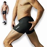 Acelera Fahrradunterhose Herren gepolstert - Polsterung [Carbon-Endurance] Fahrradhose für über 6h Fahrzeit | Radlerhose Herren als unsichtbare Radunterhose - XL