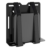 Kabelbox-Halterung und verstellbare Wandhalterung oder Tischhalterung für kleine breite Geräte, wie Streaming-Mediengeräte, DVD-Player und Boxen mit Schrauben