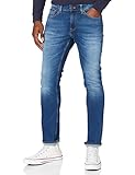 Tommy Jeans Herren Jeans Hose Scanton Slim Stretch, Blau (Wilson Mid Blue Stretch), 33W/32L