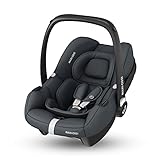 Maxi-Cosi CabrioFix i-Size, Siège Auto Bébé, 0 à 12 mois, 12 kg max., Siège Auto ISOFIX Léger (3,2 kg), Grand Canopy, Ultra-molletonné, Compatible avec les Poussettes Maxi-Cosi, Essential Graphite