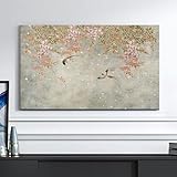 TV Abdeckung TV Staubschutzhüllen TV Displayschutzhülle Weiche Stoffschutzhülle Staubschutz Mit Botanischem Druck Modernes Wohnzimmer Dekorationsaccessoire-flower1||75inch
