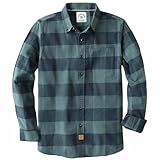Dubinik® Flanellhemd Herren Hemd Herren Langarm Kariert Baumwolle Kuscheliges Freizeithemden Herren Hemden mit Brusttasche