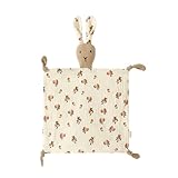 DNCG Luxuriöse Decke Für Neugeborene, Kindergarten-Decke, Niedliche Babydecke, Weiches Beruhigendes Und Atmungsaktives Handtuch, Hasen-Sicherheitsdecke, Für Neugeborene