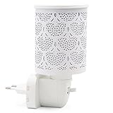 Candle-Lite - elektrisches Nachtlicht Bamako - Flammenlose Duftlampe für dein Zuhause im schönen floralen Ornament Design