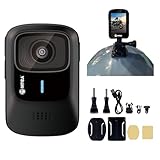 Action Kamera 4K - WiFi Sportkamera 145°Weitwinkel 16MP Ultra HD 30m/98ft Unterwasser Wasserdicht mit 32GB Speicherkarte und Helmmontagezubehör