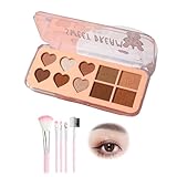 10 Farben Multifunktions Lidschatten Palette Schimmer Matt Schimmernde Lidschatten Palette mit Pinsel (1#)