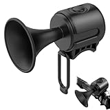 Fahrradklingel Elektrisch 1 Stück Fahrradhupe Elektrisch Laut Elektrische Fahrradklingel IPX4 Wasserdicht 120 dB Fahrradhupe Elektrisch Fahrrad Klingel Elektrische Compatible mit 22-30mm Lenker