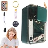 Nähkoffer für multifunktionale Nähen Waren Nähe Vorräte Nähkasten | 2 -Layer -Nähzubehör mit Organizer -Zubehör Nähkasten Handwerkskasten Werkzeugkasten Praktische Designzubehör Accessoires