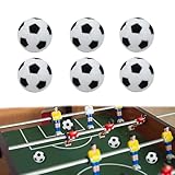 EUYKQNOI 6 Stück Tischkicker Bälle im Set Kickerbälle Hochwertige leise tischkicker kinder in 23mm für kickertisch Tischfußball & Tischkicker,tischfussball bälle kickertisch kinder tischkicker ball