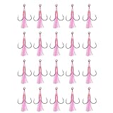 20 Stück Doppel-Angelhilfe-Hakensets, langsam, schnell fallen, Jiggen, Angelhaken, blinkend, Tanzen, Jiggen, Hilfe, Haken, langlebig