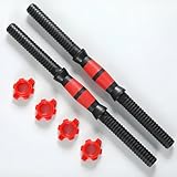 1 Paar Hantelstangen, Kurzhantelstange Hantelstangen, Kurzhantelstangen mit Gelenkstange Muttern Kunststoff, zum Aufwärmen Sport, Workouts, Fitness