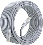 MutecPower CAT5E Patchkabel 20m - FTP - Ethernet Netzwerkkabel/Ethernet Kabel - mit RJ-45 Stecker - Grau - CCA - 20 Meter