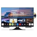Cello C2224WSF Trav 22' Full HD SMART/DVD Camping Reise TV integrierter DVD Player Rahmenlos Triple Tuner Bluetooth WebOS by LG Pitch Perfect Lautsprecher Wohnmobil LKW [2024]