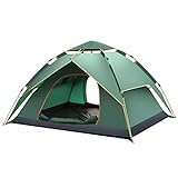 Generic Kuppelzelt Camping Tragbar und Praktisch Multifunktions 3-4 Personen Familienzelt Outdoor Verdicken Regenfestes Leichtes Zelt