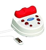 CHI-ENTERPRISE - Vitalstar Infrarot Chi-Massage-Gerät | entspannende 10 Stufen | Infrarot-Fuß-Reflex-Zonen-Massage | vitalisierende Chi-Maschine inkl. Timer, Fernbedienung u. Twister (Drehteller)