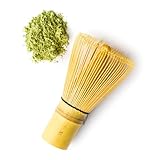 Matcha-Besen, Bambusbesen mit 100 Borsten,Natürlicher Bambus-Matcha-Besen für Cremigen Matcha-Schaum,Japanisches Zubehör für Matcha-Tee,Das Teezeremonie-Geschenk