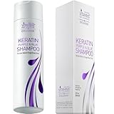 Vitamins Silber Shampoo für blondes Haar - Keratin Anti Gelbstich Shampoo für blondiertes Haar - Purple Haartönung Haarpflege Silver Haarwaschmittel für Graue Haarfarbe