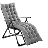 ELzEy LiegeStuhl Polster Auflagen Für Gartenliegen Gartenstuhlauflage Polster Für Relaxstühle Hochlehner Liegenauflagen Liegestuhl Auflage Gartenmöbel Kissen Relaxliege (Color : 3, Size : 150x48cm)