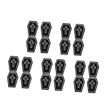 Gatuida 5 Sätze Halloween-Ornamente Gruseliges Mini-feengartenfiguren Unheimlich Mikro Skelette Halloween- Halloween-puppenhaus Dekorationen Hase Sarg Harz 4 Stück * 5