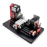Jieotwice Mini Drehmaschine Miniatur Metall Mehrzweck Drehmaschine Anwendungen: Holz, Kunststoffe, Weichmetalle 20000rev/min
