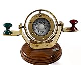 Antique Vibes Geschenk für Vater Messing nautischer Schiffskompass Boot Navigation Matrosen Geschenke Tischplatte Sammlerstück Dekor Maritime Vintage Kompasse
