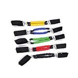 ibasenice Knöchel Widerstandsbänder Elastisch für Workout und Agility Training Komfortable Fitness Stretchbänder für Krafttraining Yoga Dehnübungen Vielseitig Einsetzbar Zufällige Farbe