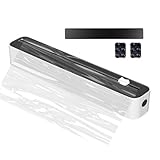Folienspender mit Cutter, Folienschneider, Blitzverteiler aus Zinnfolie mit Cutter, multifunktionaler Speicher für den Küchentasche, Organizer