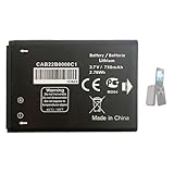 Aousavo CAB22B0000C1 ersatz akku Kompatibel mit Alcatel One Touch OT2012 OT2010 OT356 OT6651008 1009 1016 1030 1035 1040 1010 1042 1046