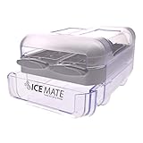 Eiswürfelbereiter kompatibel mit Whirlpool Bauknecht 484000001113 Wpro Ice Mate ICM101 universal für Gefrierschrank Kühlschrank