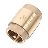 Baluue Thickened Messing Rückflussverhinderer Vertikales Rückschlagventil Absperrventil für Wasseranlagen Brunnenpumpe Langlebig und Korrosionsbeständig