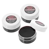 minkissy 3St Halloween-Plasma halloween fake blood halloween fakeblut Wundmakeup hallowen masks halloweenmasken Schminkschablonen Mal-Kits Narbe Kunstblut Make-up-Blut Lebensmittelfarbe