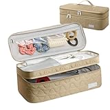 Reisetasche für Haarwerkzeuge – Doppellagige Fönbox | Styling-Werkzeugtasche, Werkzeugtasche für Lockenstäbe, Reisetasche und Haushalt