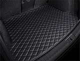 ZSHYTWE Auto Kofferraumschutz Für A6 Kombi 2007 2008 2009 2010 2011 2012-2018 Cargo Liner Teppich Innenteile Zubehör Abdeckung Kofferraummatte Antirutsch mit hohem Rand(Schwarz)