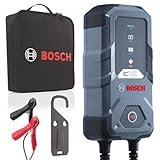 Bosch C10 Batterieladegerät, 3,5 Ampere, mit Erhaltungsladungs-Funktion - Autobatterie-Ladegerät für 12 V Blei-Säure-, AGM-, EFB-, Gel- und SLI-Batterien