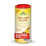 Neudorff AmeisenStopp – Anwendungsfertiges Ameisenstreumittel vertreibt Ameisen schnell aus Laufwegen und Nestern rund ums Haus, insektizidfrei, 200 g