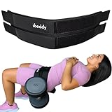 Hüftstoß-Gürtel für Kurzhanteln, Kettlebells und Gewichtsscheiben – Bequemer Trainingsgurt bis 180 kg, Doppelgurt-System, Po-Trainer für effektives Gesäßtraining zu Hause oder im Fitnessstudio
