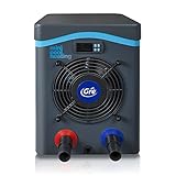 Gre HPM20 - Mini-Wärmepumpe für Aufbau-Pool bis zu 20 m3, grau