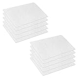 Kenekos - 10 Mikrofilter zuschneidbar ca. 255x200mm universal kompatibel mit Bodenstaubsauger von Bosch, Siemens, Miele/Luftfilter/Abluftfilter/Filtermatte