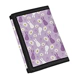 YDFISH Geldbörse aus Kaninchenleder für Damen, modische Ledergeldbörse für Herren, niedlich, kleine Geldbörse für Kinder, Neuheit, Geldbörse, Geldbörse für den täglichen Gebrauch, Ostergeschenke, hase