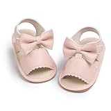 CENCIRILY Baby Jungen Mädchen Sandalen Bowknoten Floral Sommer Schuhe Weiche Anti-Rutsch Gummisohle Lauflernschuhe Säugling Outdoor Sommerschuhe 0-18M