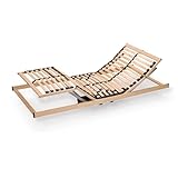 Lattenrost mit Motor 80x200cm | FSC-Zertifiziert Naturholz | fertig montiert | elektrisch verstellbar | Härte-Regulierung | zum Klappen | Made in Germany | direkt vom Hersteller