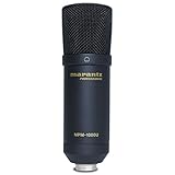 Marantz Professional MPM-1000U - Großmembran USB Kondensator Mikrofon mit Nierencharakteristik für Podcast, Studio, Gaming mit USB-Kabel und Mic Clip