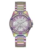 GUESS Damen Analog Uhr mit Edelstahl Armband GW0044L1