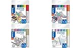 PILOT Pigmentmarker PINTOR, medium, 6er Set ´CLASSIC MIX´, Sie erhalten 1 Packung, Packungsinhalt: 6 er Set
