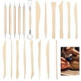 DOPENSPI 20-teiliges Modelierwerkzeugset Töpferwerkzeug für Tonmodellierung, Polymer Tonwerkzeugen, Modellierwerkzeug Set für Töpferarbeiten zum Selbermachen von Kunsthandwerk