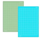 MytaYt 4 Stück Schneidematten, Selbstheilende Schneidematte vergittert Schneidematte selbstklebend Cutting Mat Geeignet für Kunst- und Handwerksprojekte 35.5*24.1cm(StandardGrip、LightGrip、StrongGrip)