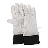 Beavorty 1 Paar Handschuhe Aus Stahlkugeln Handschuhe Küche Haushaltsreinigungshandschuhe Geschirrspülhandschuhe Handschuhe Zum Geschirrspülen Geschirrhandschuhe Tuch Aus Aluminiumfolie