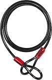 ABUS Schlaufenkabel Cobra 5/75 - Stahlseil mit Kunststoff ummantelt - Sicherung für Fahrrad- und Motorrad-Zubehör - 75 cm lang, 5 mm stark