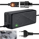 Spannungswandler 220v auf 12v,Adapter Zigarettenanzünder Steckdose, Konverter Netzadapter, Adapter Kühlbox Strom, Netzgleichrichter für Kompressor Kühlbox, LED Lampen und Lüfter